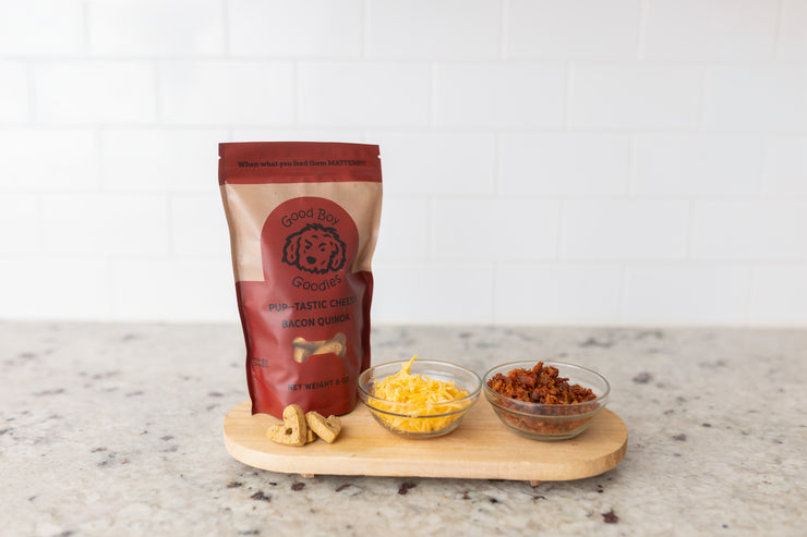 Pup-Tastic Cheesy Bacon Quinoa